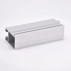 anodized silver aluminum profile