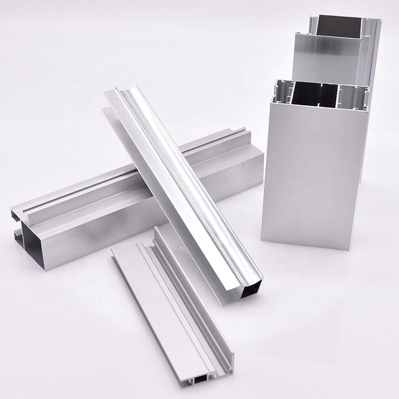 anodized silver aluminum profile