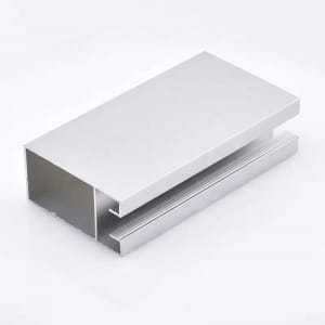 anodized silver aluminum profile