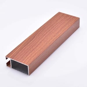 wooden grain aluminum profile