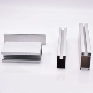 anodized silver aluminum profile